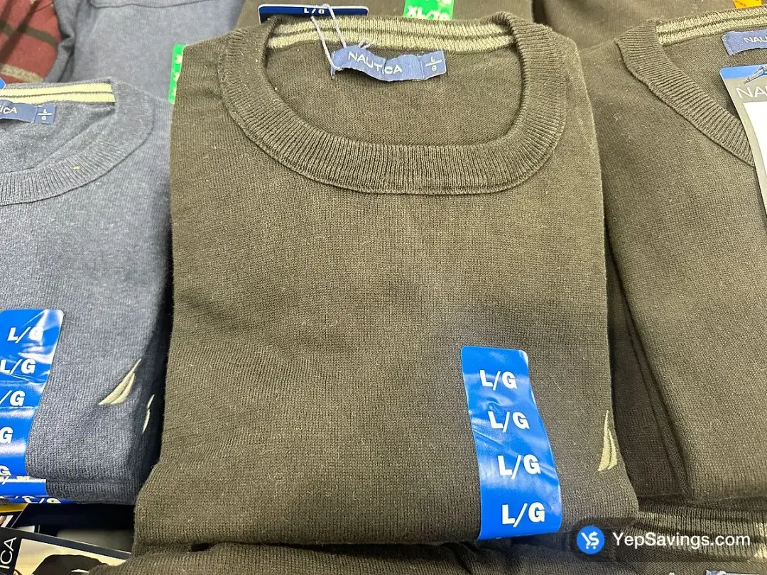 NAUTICA CREW SWEATER + MENS SIZES S - XXL - Costco Canada (ITM 1797517)