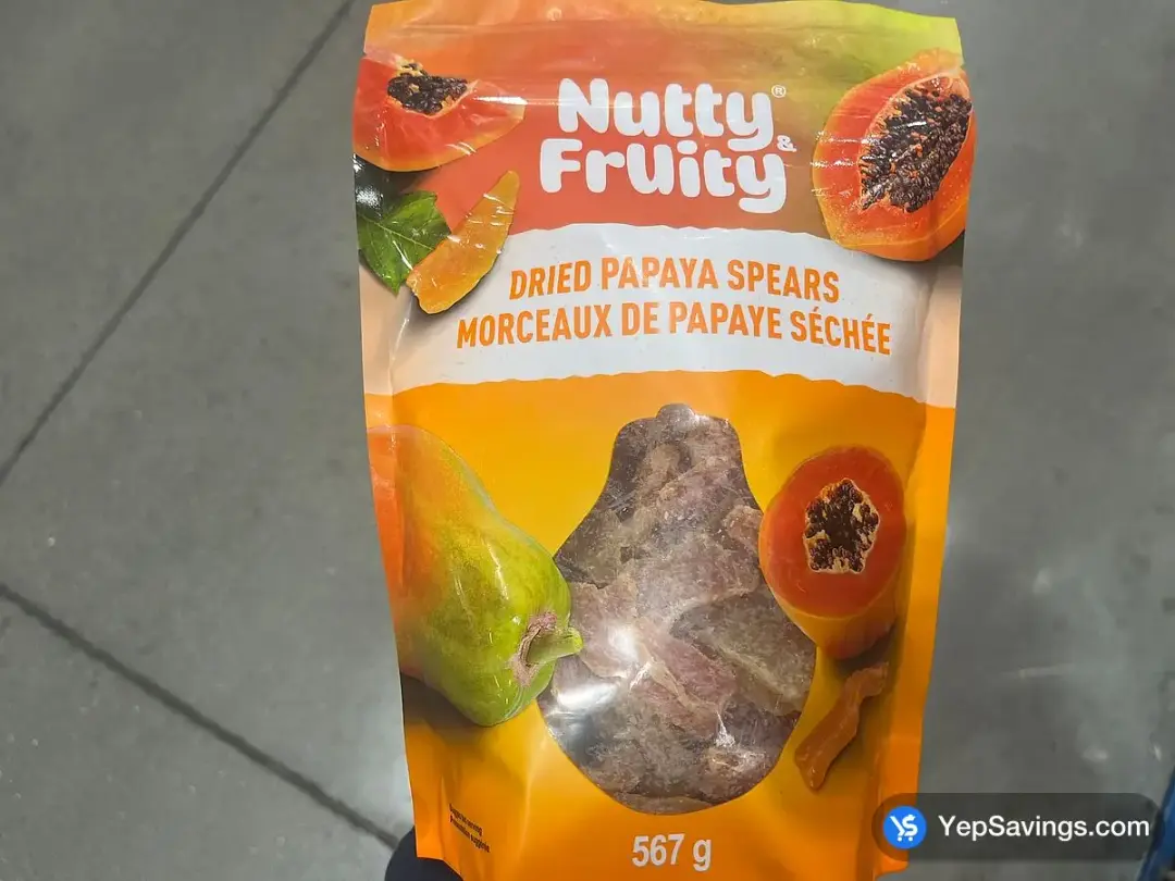 NUTTY AND FRUITY PAPAYA SPEARS 567 g - Costco Canada (ITM 1751862)