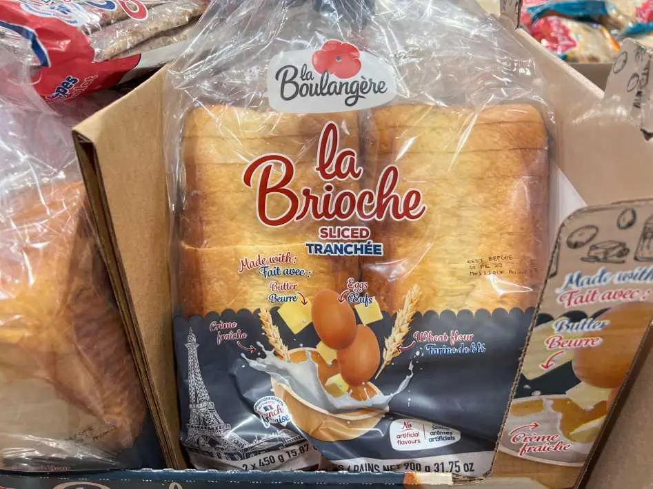 LA BOULANGÈRE SLICED BRIOCHE TWIN PK 900 g - Costco Canada (ITM 1535958)