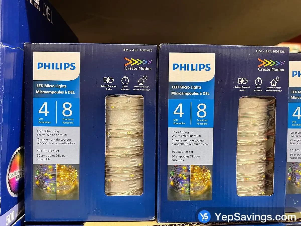 PHILIPS LED MICRO LIGHTS ^4 SETS ITM 1601426 at Costco