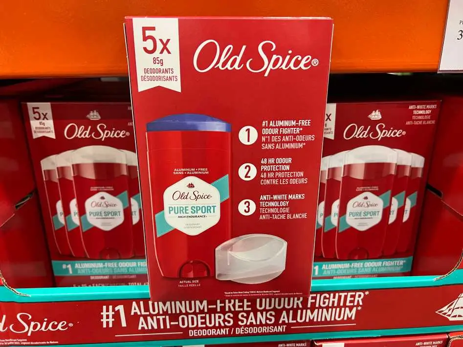 OLD SPICE DEODORANT 5 x 85 g - Costco Canada (ITM 8872820)