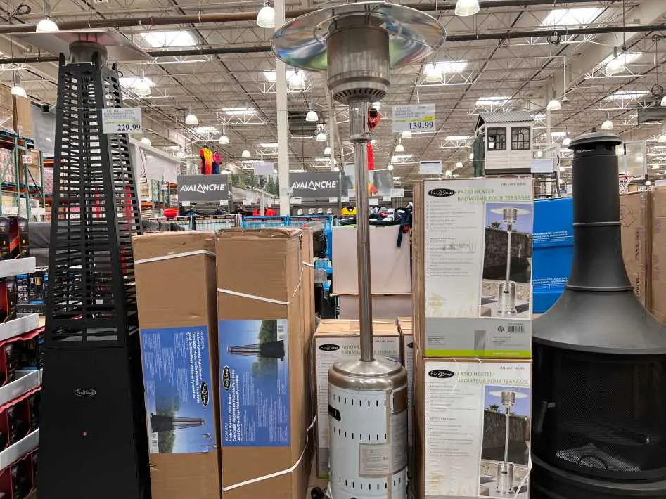 COMMERCIAL PROPANE PATIO HEATER Use standard 201b tank - Costco Canada (ITM 1031511)