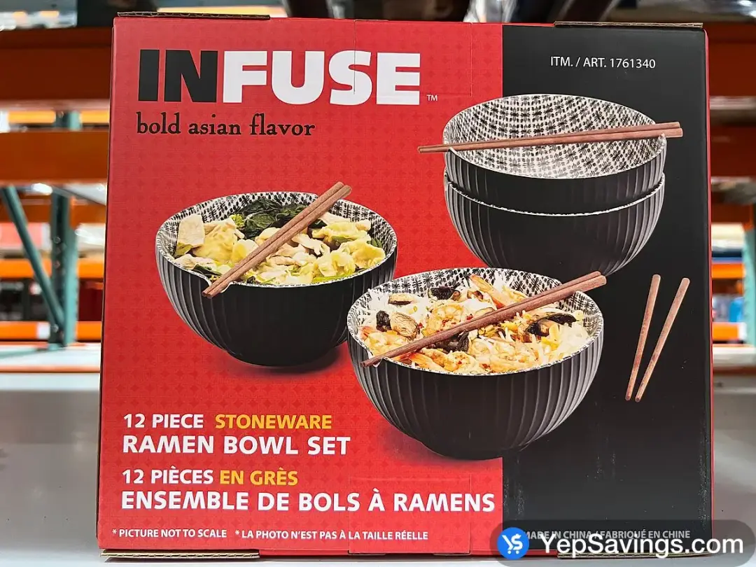 INFUSED RAMEN BOWL SET PACK OF 4 - Costco Canada (ITM 1761340)