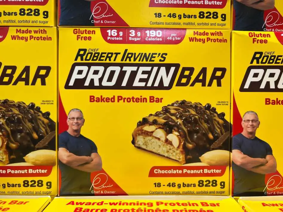 CHEF ROBERT IRVINE'S PROTEIN BAR 18 x 46 g ITM 1566195 at Costco