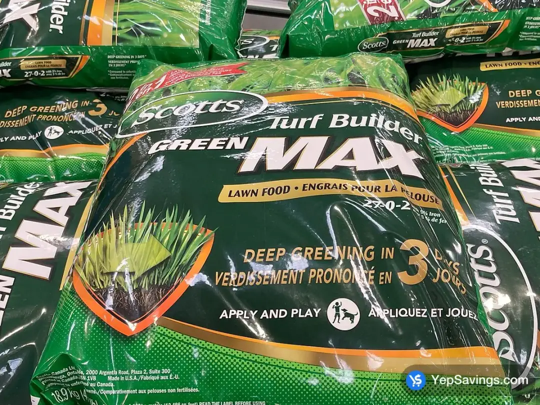SCOTTS GREEN MAX LAWN FOOD 18.9 KG - Costco Canada (ITM 1006824)