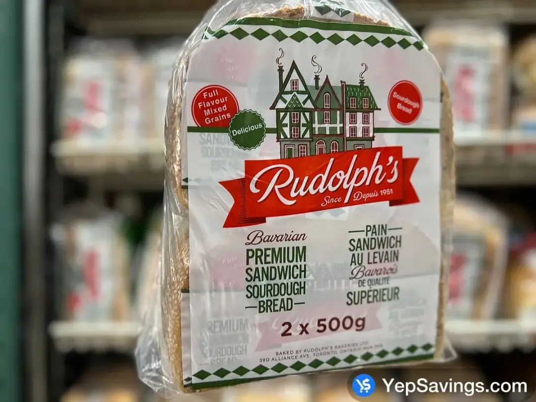 RUDOLPH BAKERY BAVARIAN SANDWICH 2 x 500 g D3 - Costco Canada (ITM 1147102)