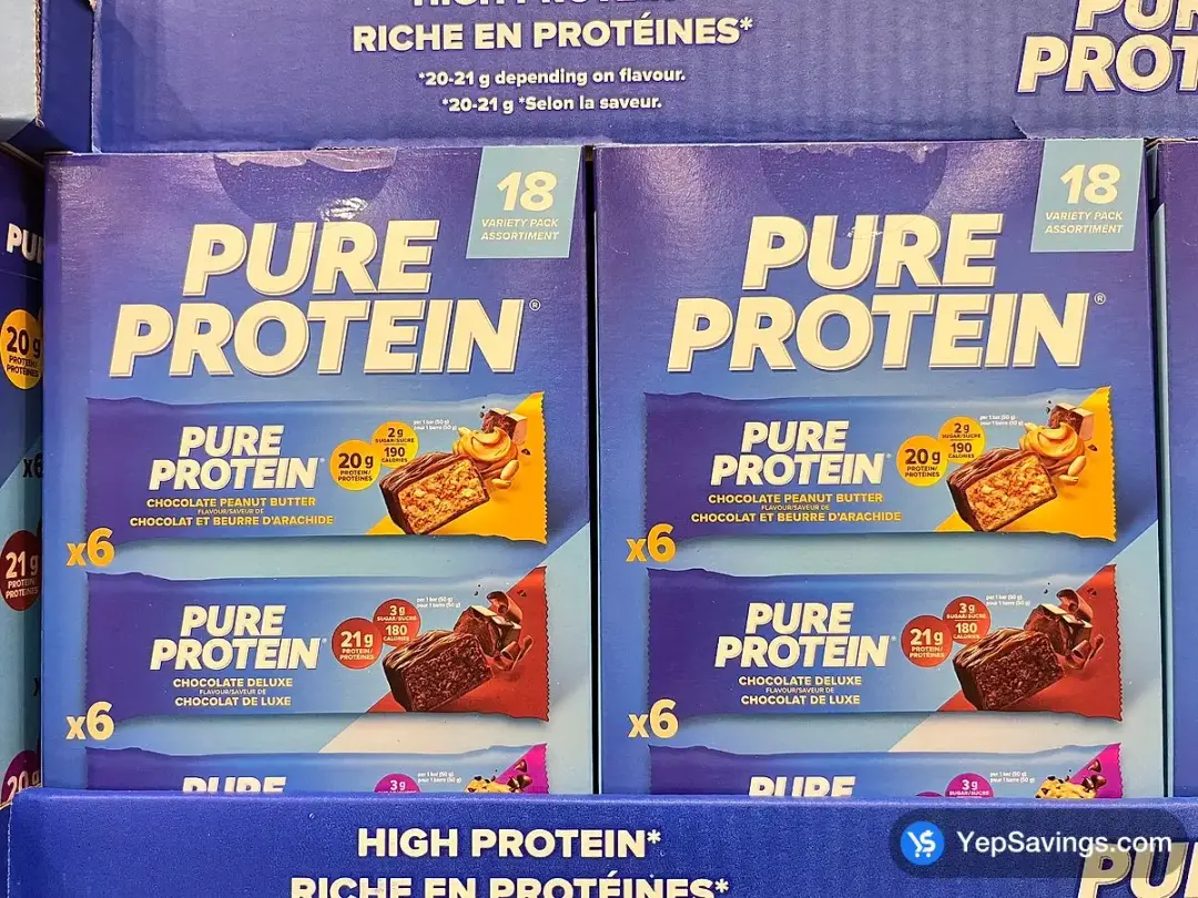 PURE PROTEIN VARIETY PACK 18 X 50g - Costco Canada (ITM 324143)