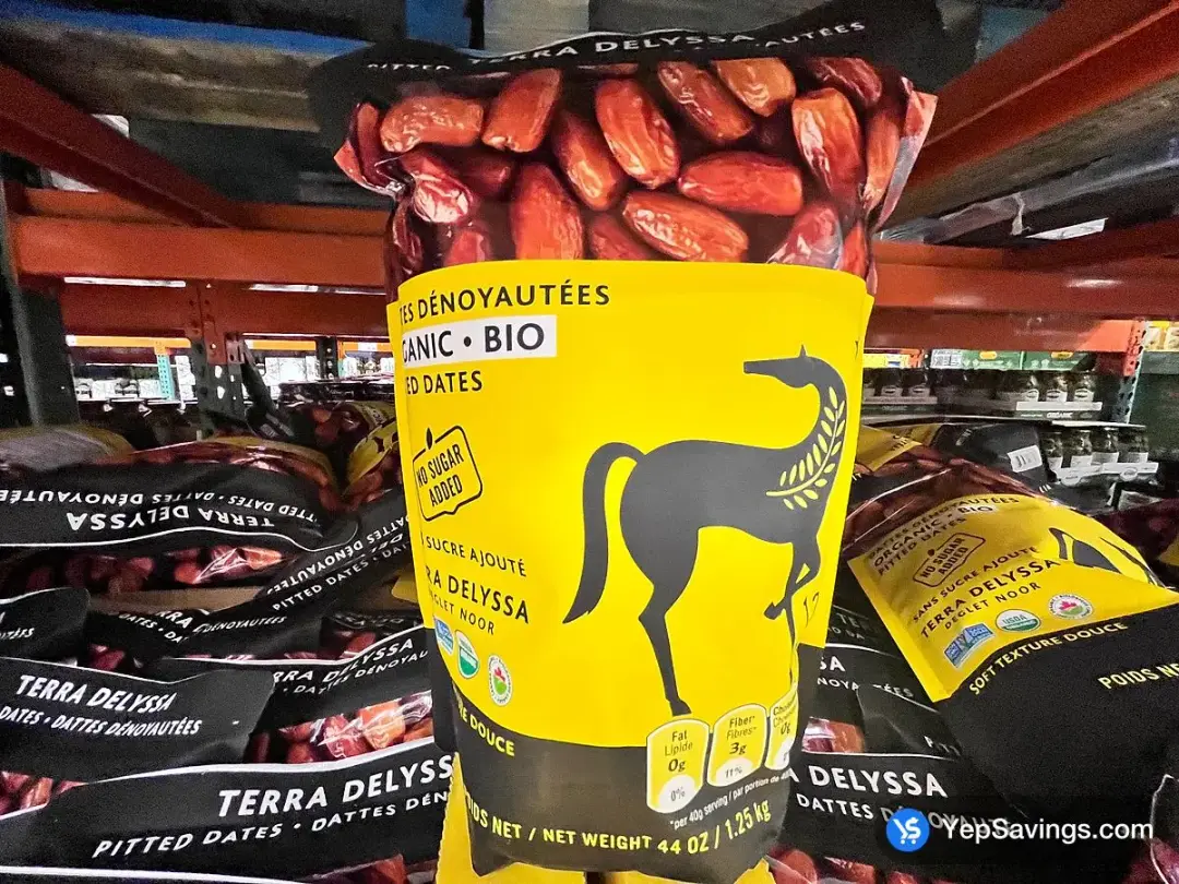 TERRA DELYSSA ORGANIC DATES 1.25 kg - Costco Canada (ITM 5523795)