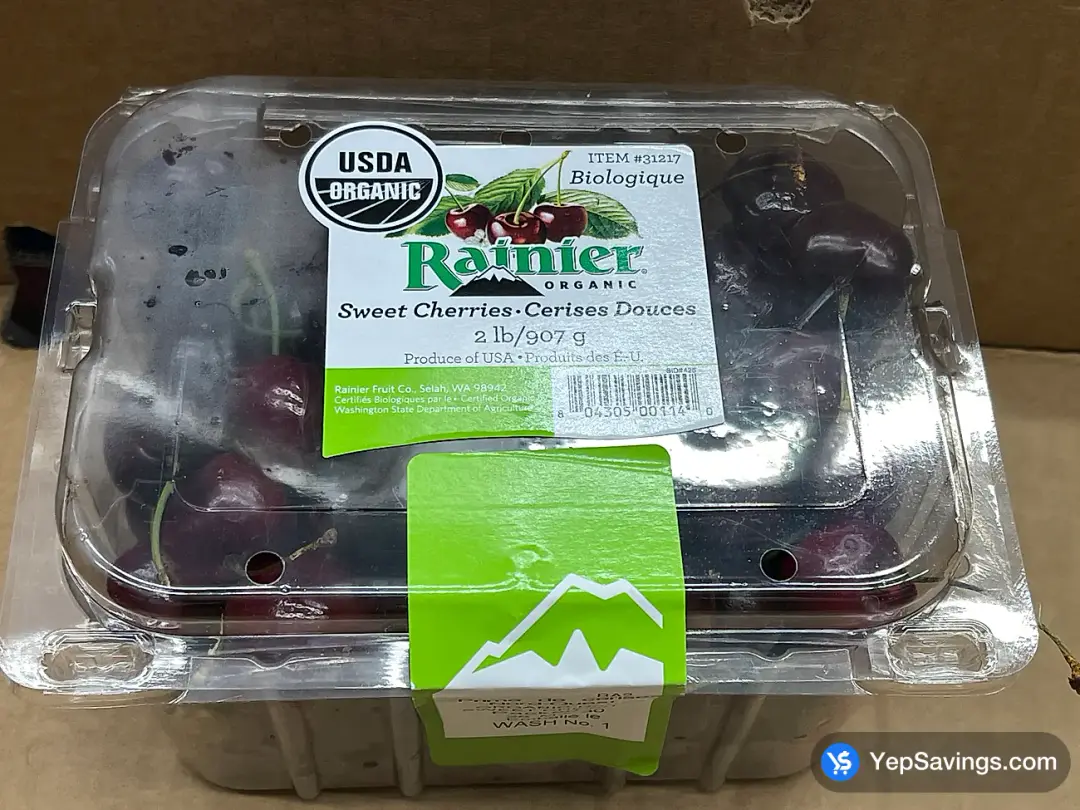 ORGANIC CHERRIES PRODUCT OF USA TEMPORARY SAVINGS - Costco Canada (ITM 31217)