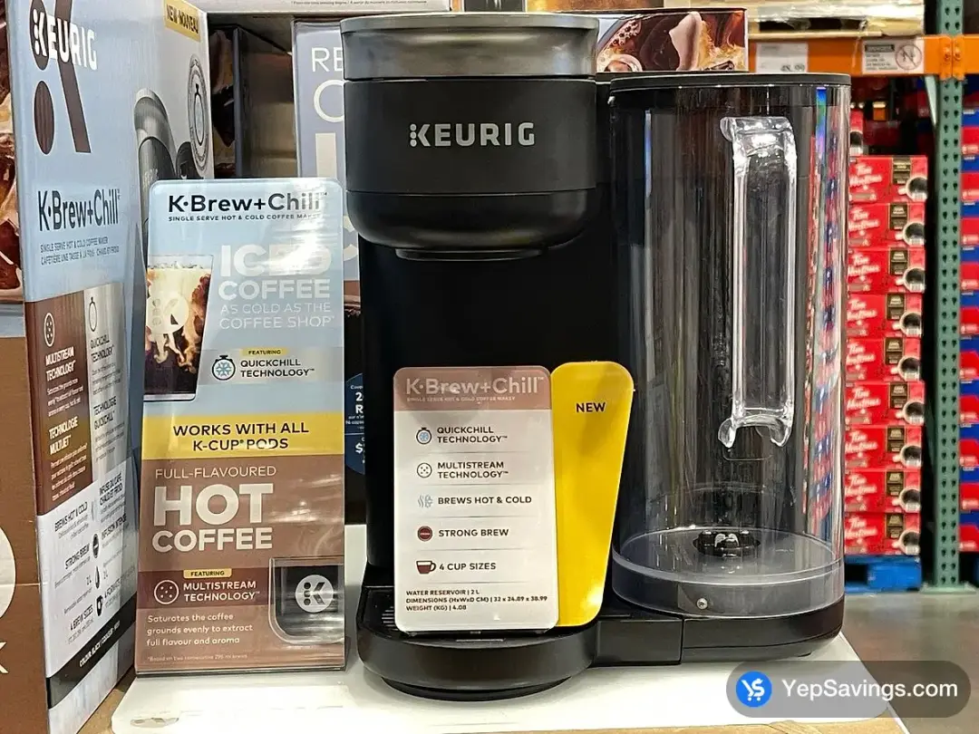 KEURIG K - BREW AND CHILL POD COFFEE BREWER - Costco Canada (ITM 1947606)
