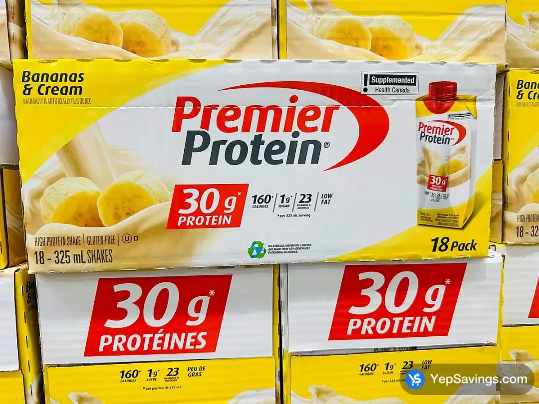 PREMIER NUTRITION STRAWBERRY PROTEIN SHAKE 18 x 325 mL - Costco Canada (ITM 1008090)