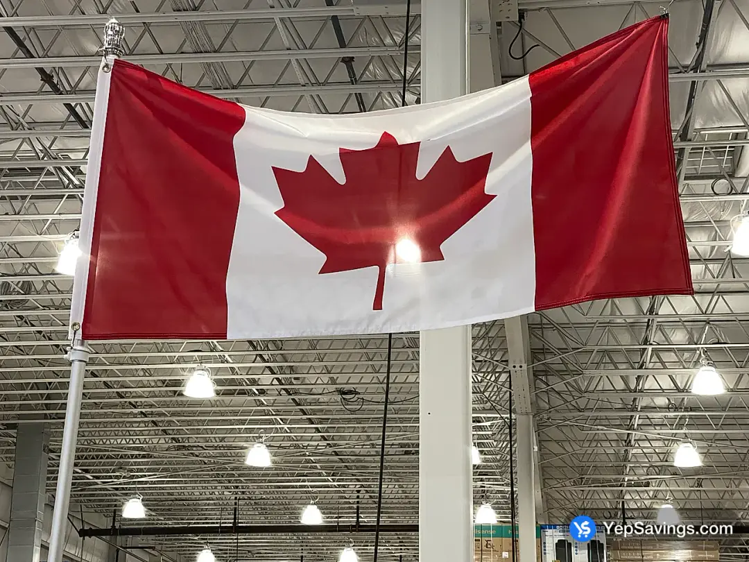 CANADIAN FLAG WITH 6FT POLE 27 in x 54 in - Costco Canada (ITM 2010754)