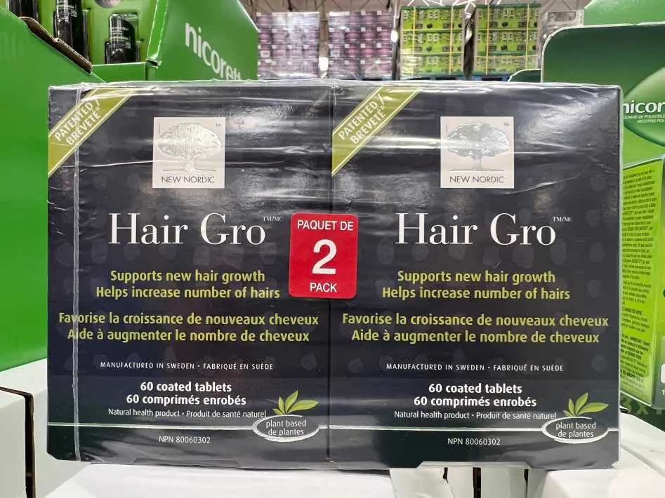 NEW NORDIC HAIR GRO 2X60 TABLETS - Costco Canada (ITM 1314463)