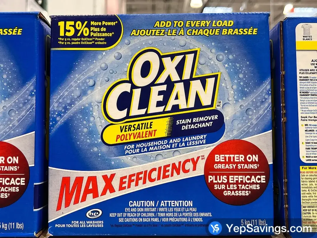 OXICLEAN VSR MAXEFFICIENCY POWDER 5 KG - Costco Canada (ITM 1232651)