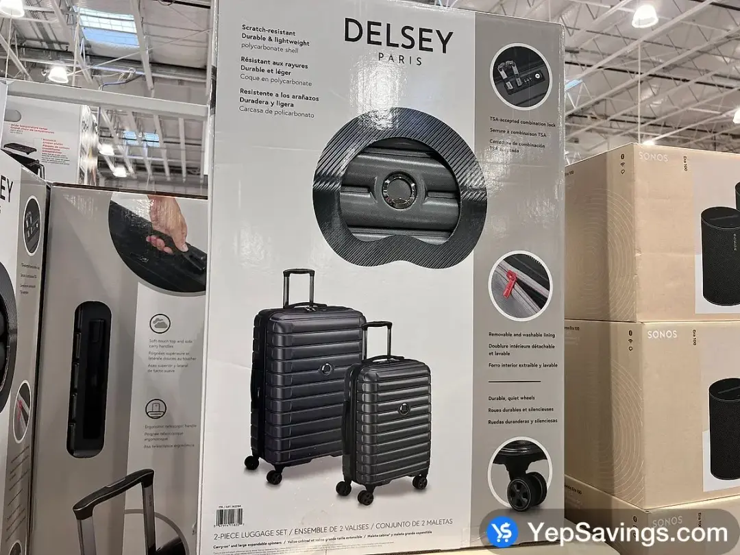 DELSEY HARDSIDE LUGGAGE 2 - PIECE - Costco Canada (ITM 2622194)