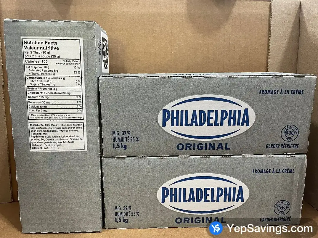 PHILADELPHÍA CREAM CHEESE 1.5 kg - Costco Canada (ITM 1376)
