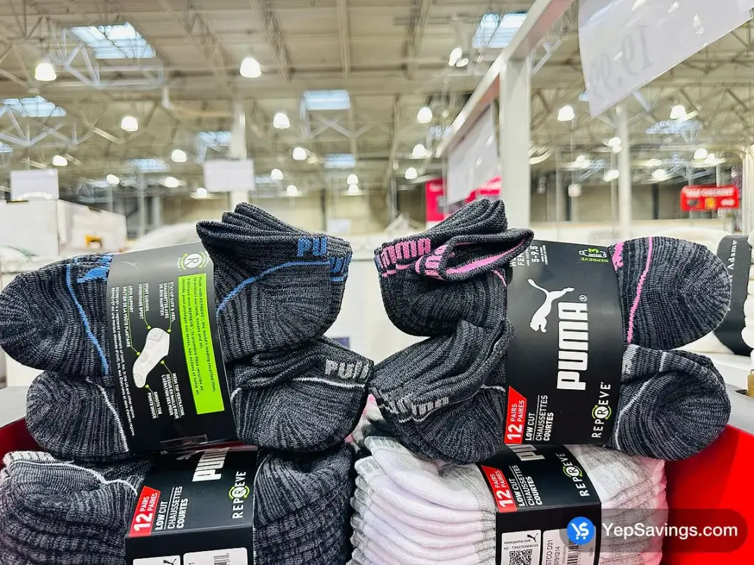 PUMA LOW CUT SOCKS 12PK LADIES SIZES 5-9.5 - Costco Canada (ITM 9791214)