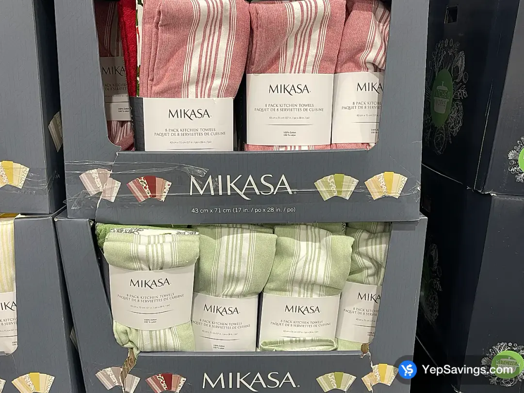 MIKASA KITCHEN TOWELS PACK OF 8 - Costco Canada (ITM 3400550)