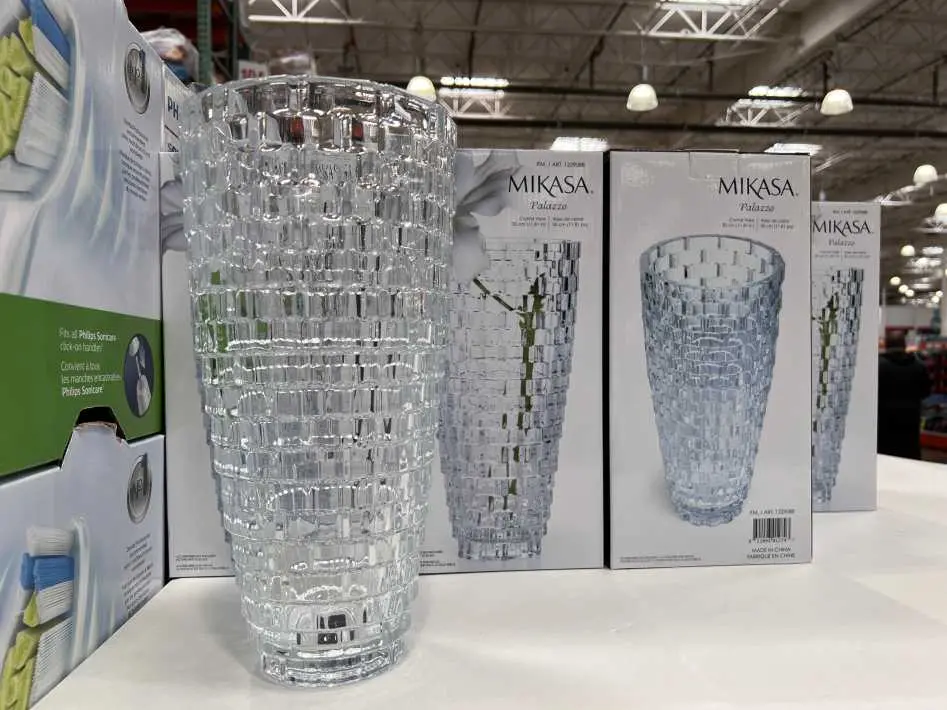 MIKASA PALAZZO CRYSTAL VASE 30 CM - Costco Canada (ITM 1229088)