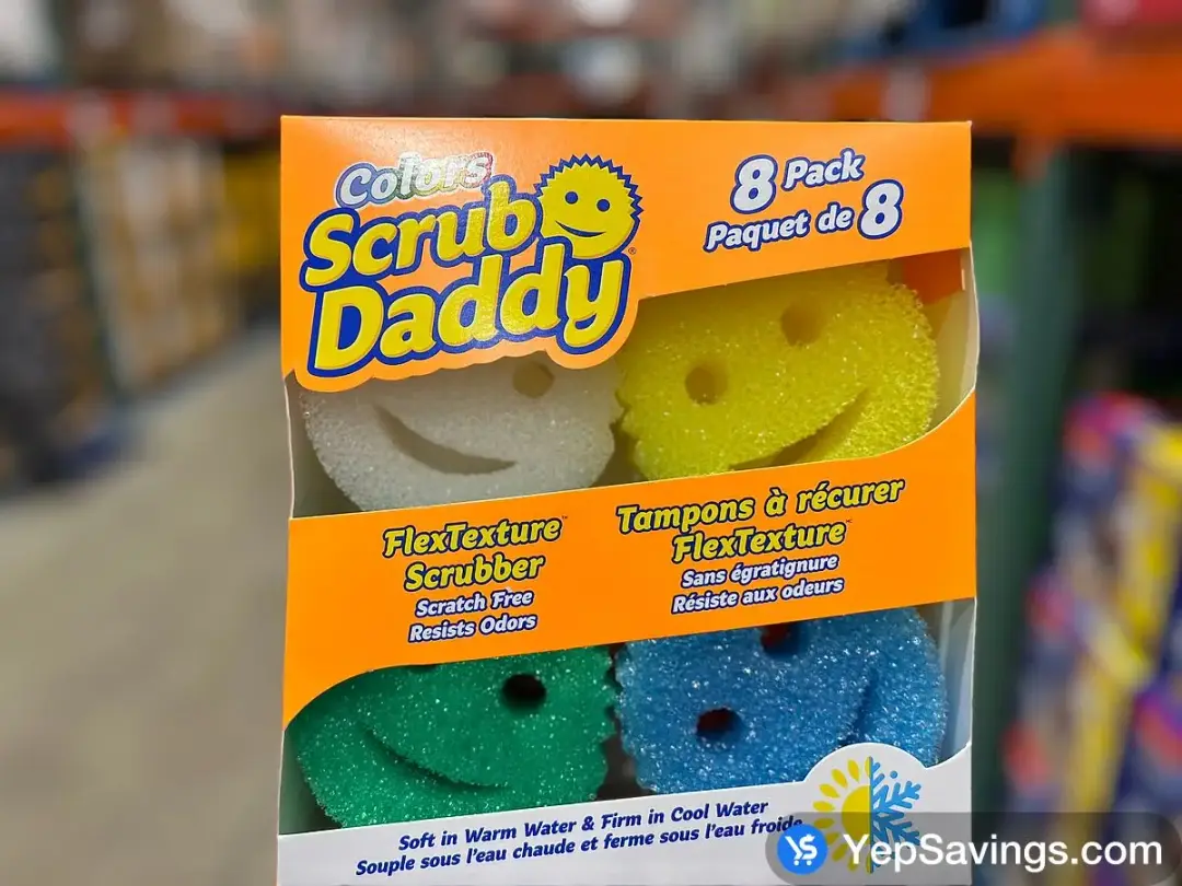 SCRUB DADDY SPONGES PACK OF 8 - Costco Canada (ITM 1016828)
