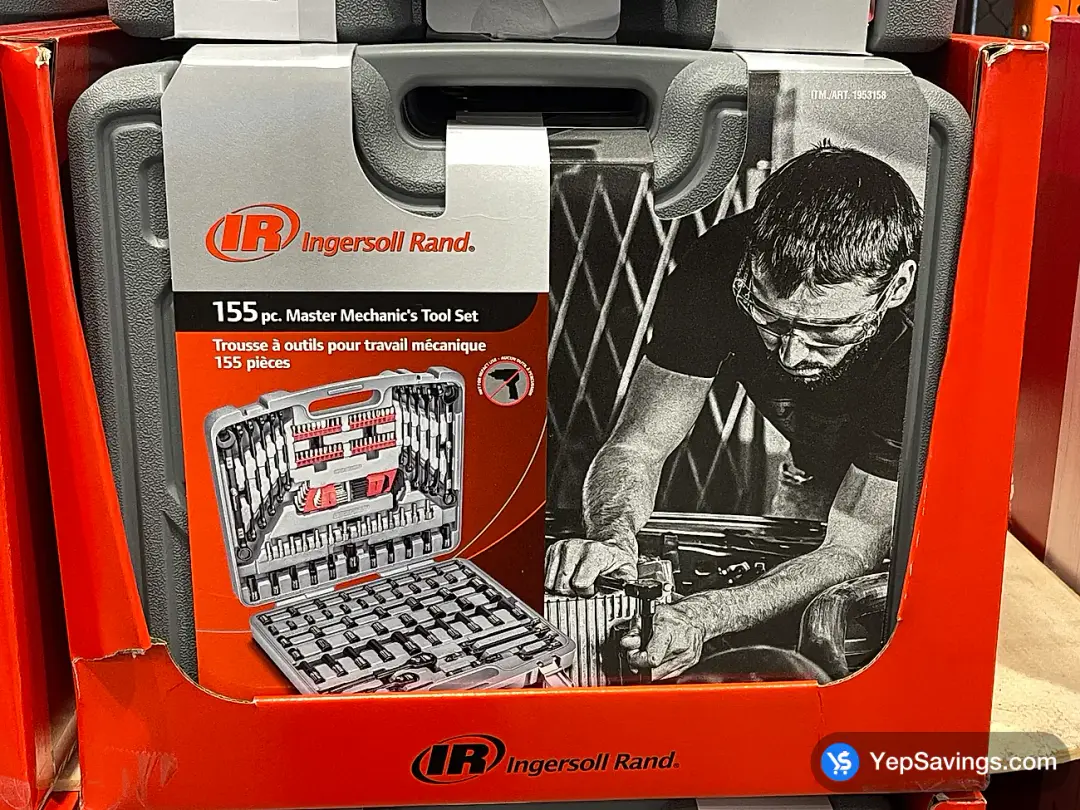 INGERSOLL MECHANICS SERVICE SET 155 PIECE - Costco Canada (ITM 1953158)