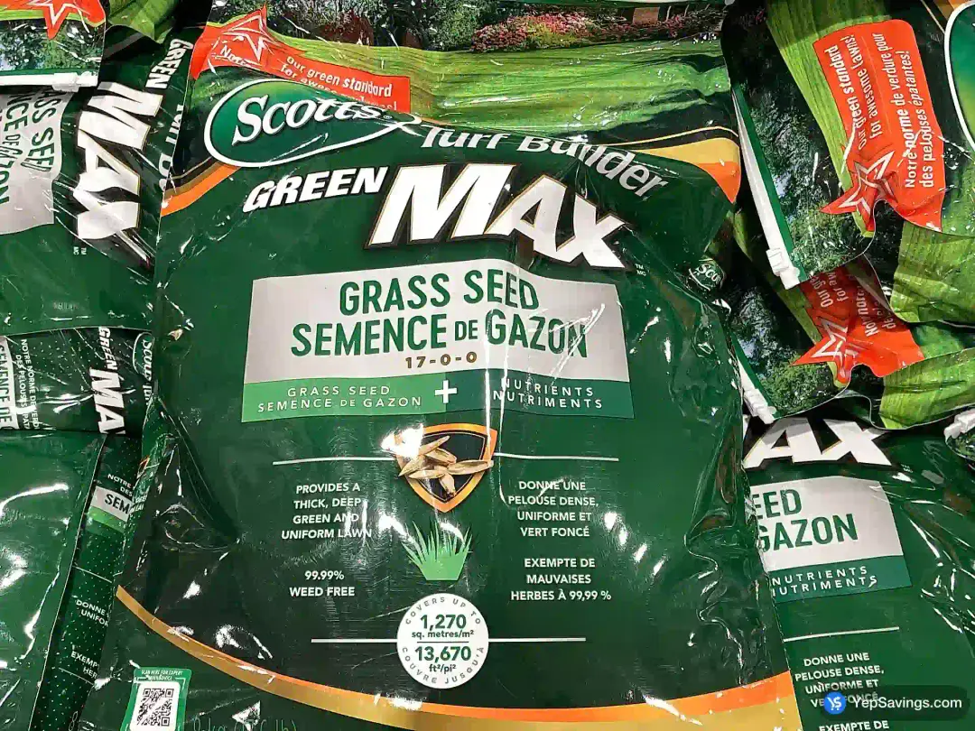 SCOTTS GREEN MAX GRASS SEED 8KG - Costco Canada (ITM 1756712)