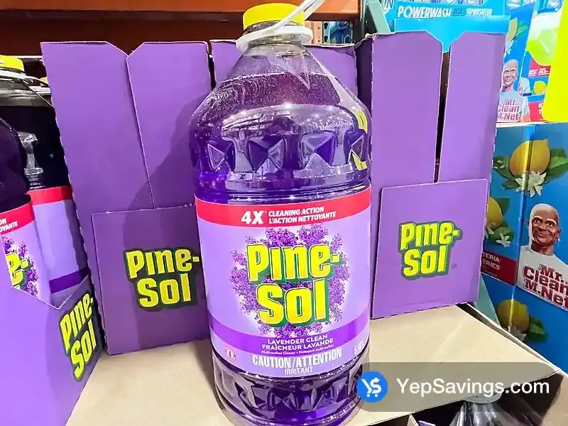 Costco PINESOL LAVENDER ALL PURPOSE CLEANER 5.18 L