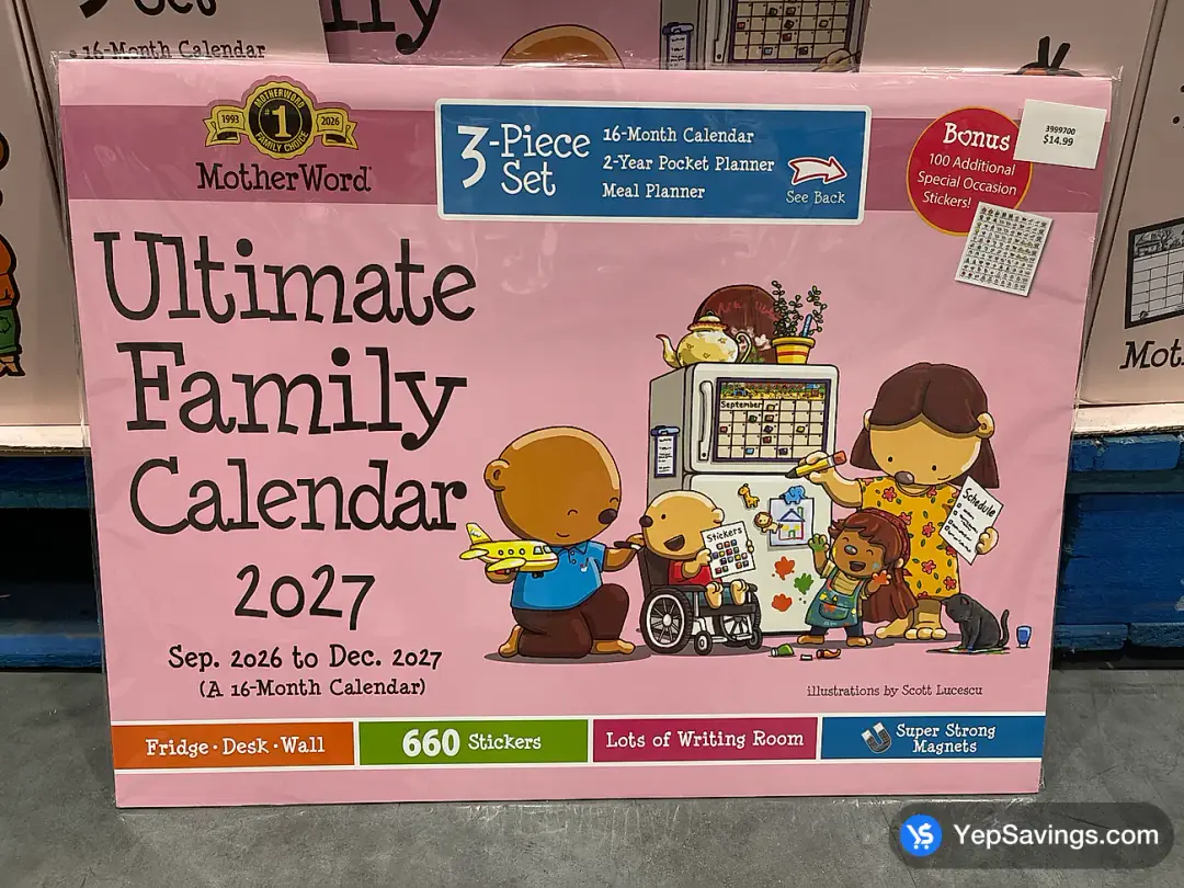 ACCO MOTHERWORD CALENDAR 2025 - Costco Canada (ITM 3999700)