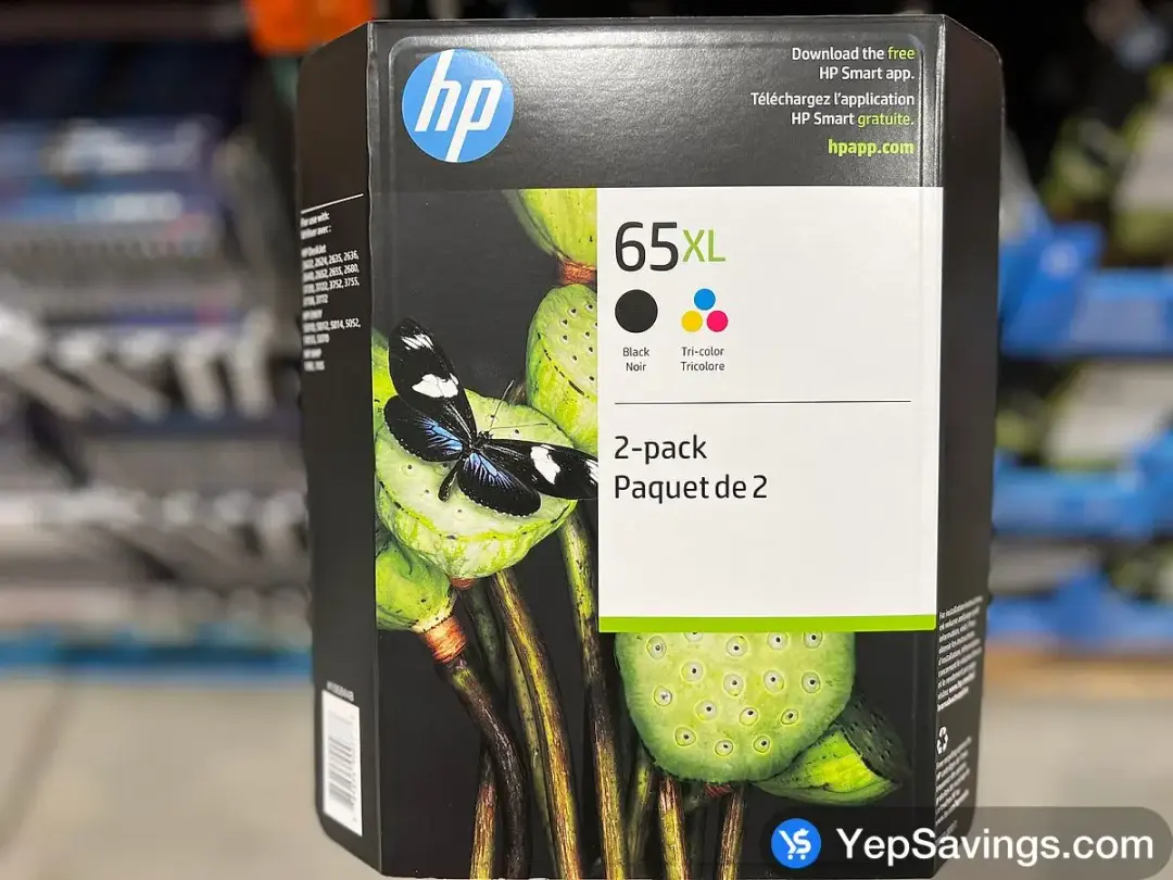 HP 65XL INK CARTRIDGES PACK OF 1 TRI / 1 BLK - Costco Canada (ITM 1096733)