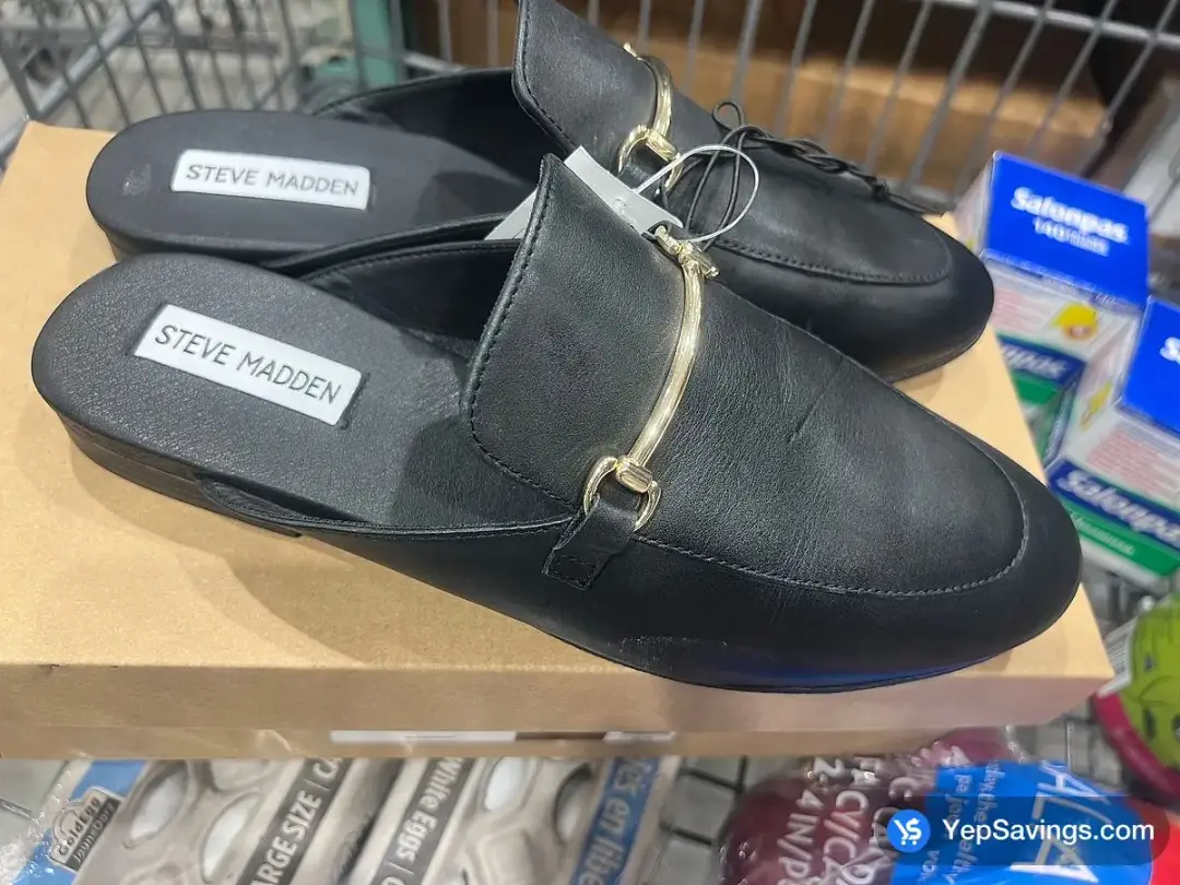 STEVE MADDEN LEATHER MULE + LADIES SIZES 6-11 - Costco Canada (ITM 4326010)