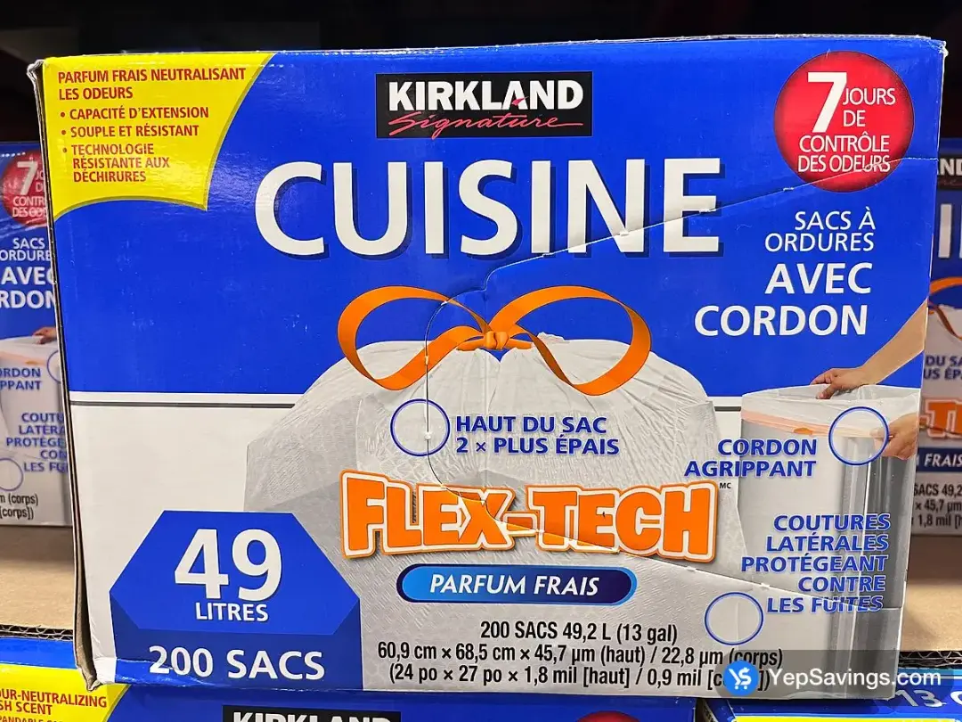 KIRKLAND SIGNATURE SCENTED KITCHEN BAG PACK OF 200 - Costco Canada (ITM 1300658)