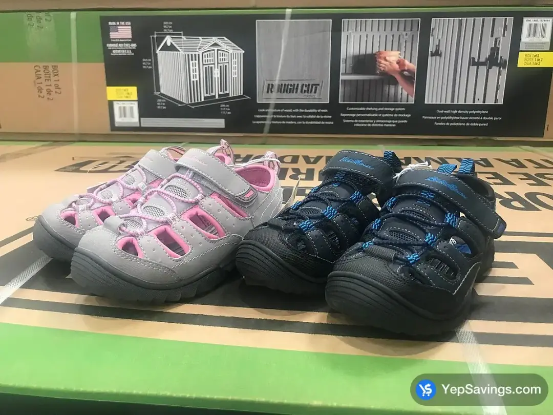 EDDIE BAUER BUMP TOE SHOE SIZES C10 - J4 - Costco Canada (ITM 1931310)