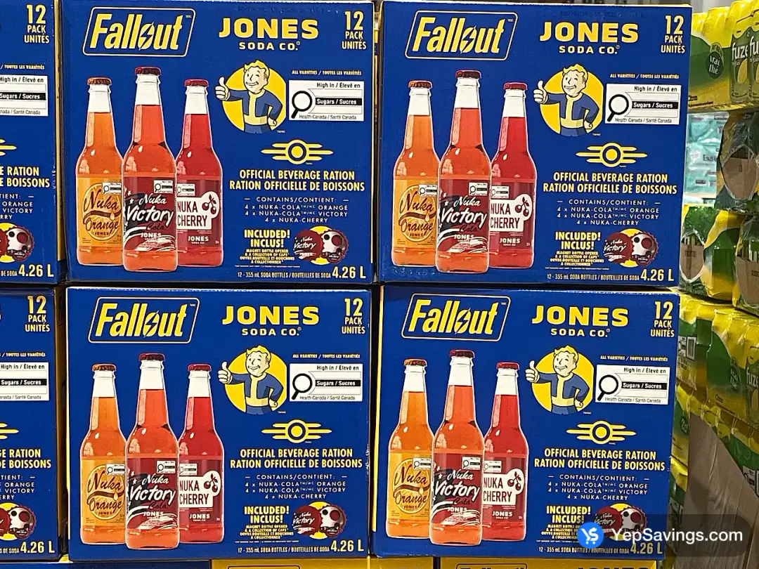 JONES SODA FALLOUT VICTORY PACK 12 x 355 mL - Costco Canada (ITM 2047035)
