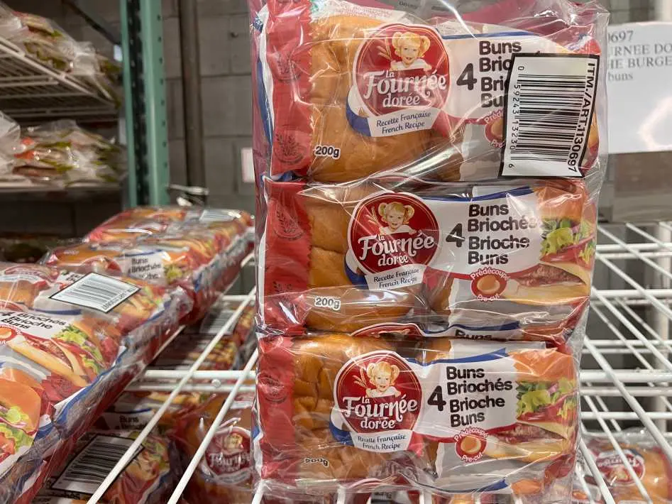 LA FOURNEE BRIOCHE BURGER BUNS 3 x 4pk 600g - Costco Canada (ITM 1130697)
