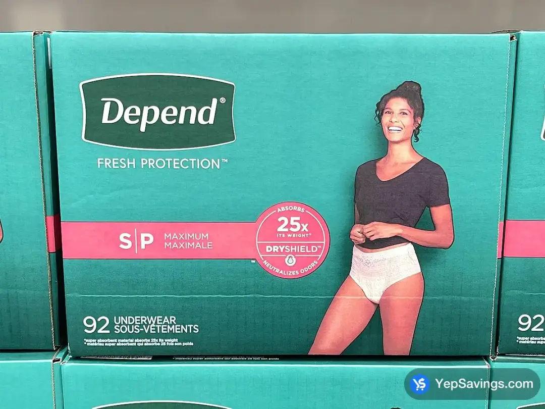 DEPEND UNDERWEAR FOR MEN S-XL - Costco Canada (ITM 2011884)