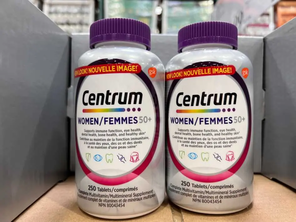 CENTRUM WOMEN 50+ 250 TABLETS - Costco Canada (ITM 5430640)