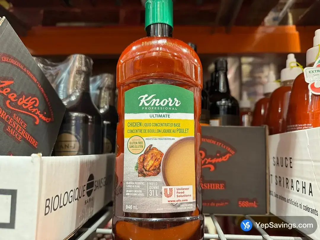 KNORR LIQUID CHICKEN BASE 946 mL - Costco Canada (ITM 1088339)