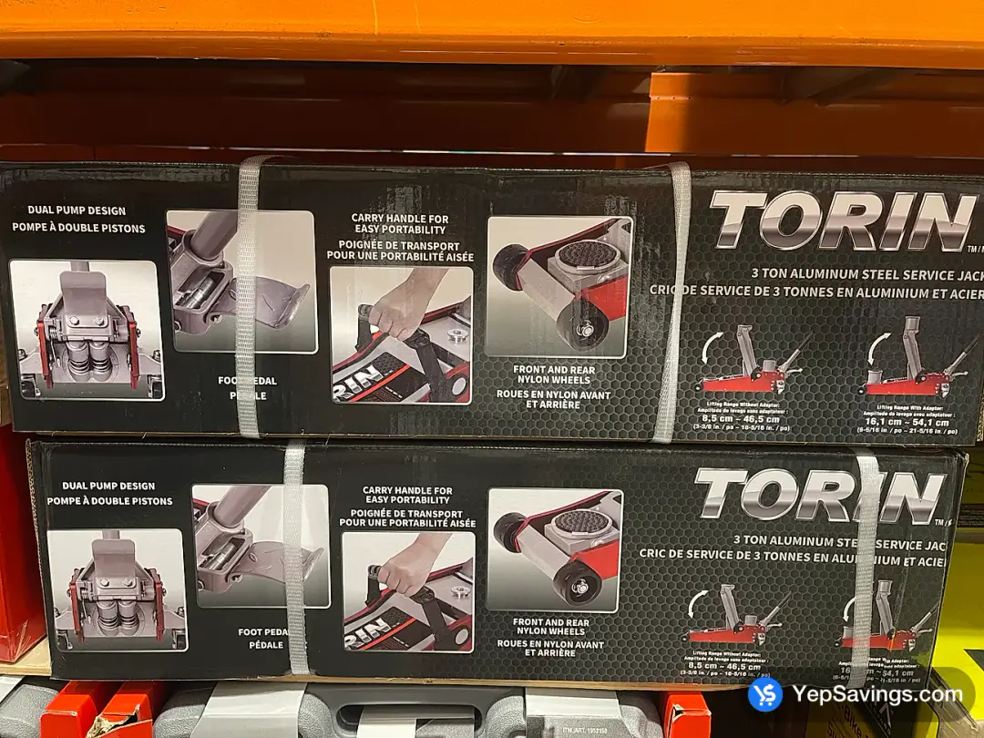 TORIN HYBRID JACK 3 TON CAPACITY - Costco Canada (ITM 2507444)