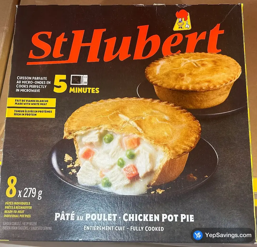 ST - HUBERT CHICKEN POT PIE 8 x 279 g - Costco Canada (ITM 1051964)