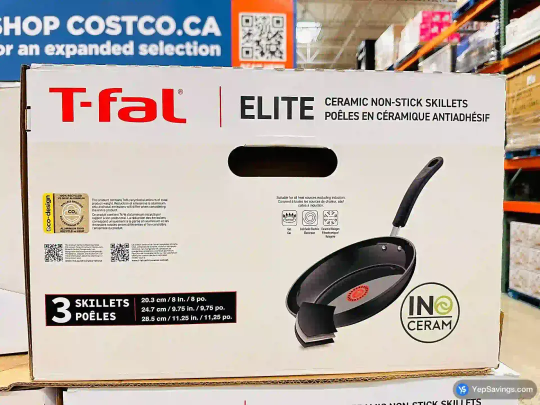 T - FAL SKILLET SET 3 PIECES - Costco Canada (ITM 8899888)