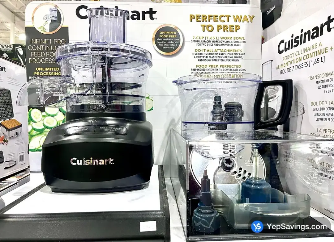 CUISINART FOOD PROCESSOR 7 - CUP CONTINUOUS FEED - Costco Canada (ITM 3288887)