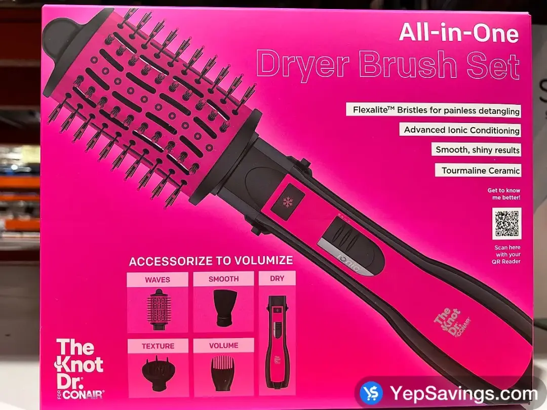 CONAIR THE KNOT DR . 5 PC KIT ALL - IN - ONE - Costco Canada (ITM 1796074)