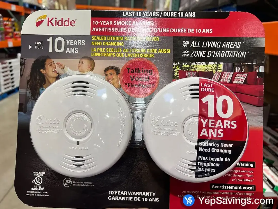 KIDDE SMOKE ALARM W/VOICE PACK OF 2 - Costco Canada (ITM 1365410)