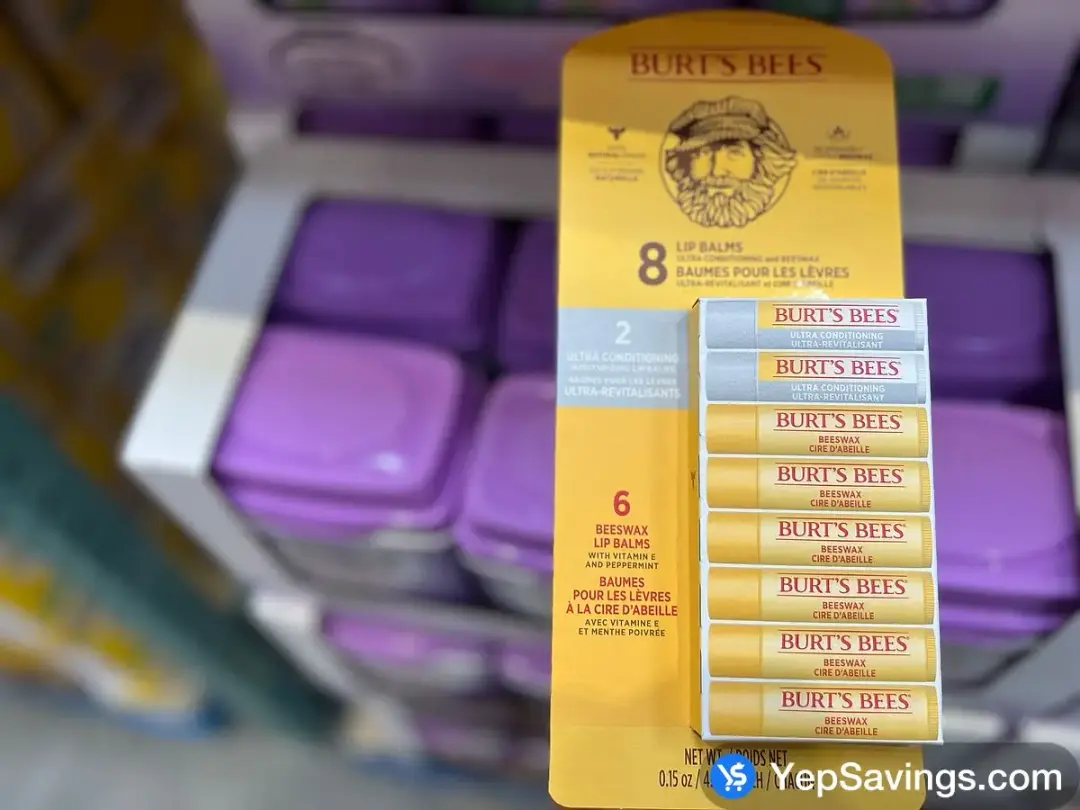 BURT'S BEES LIP BALM pack of 8 - Costco Canada (ITM 1411442)
