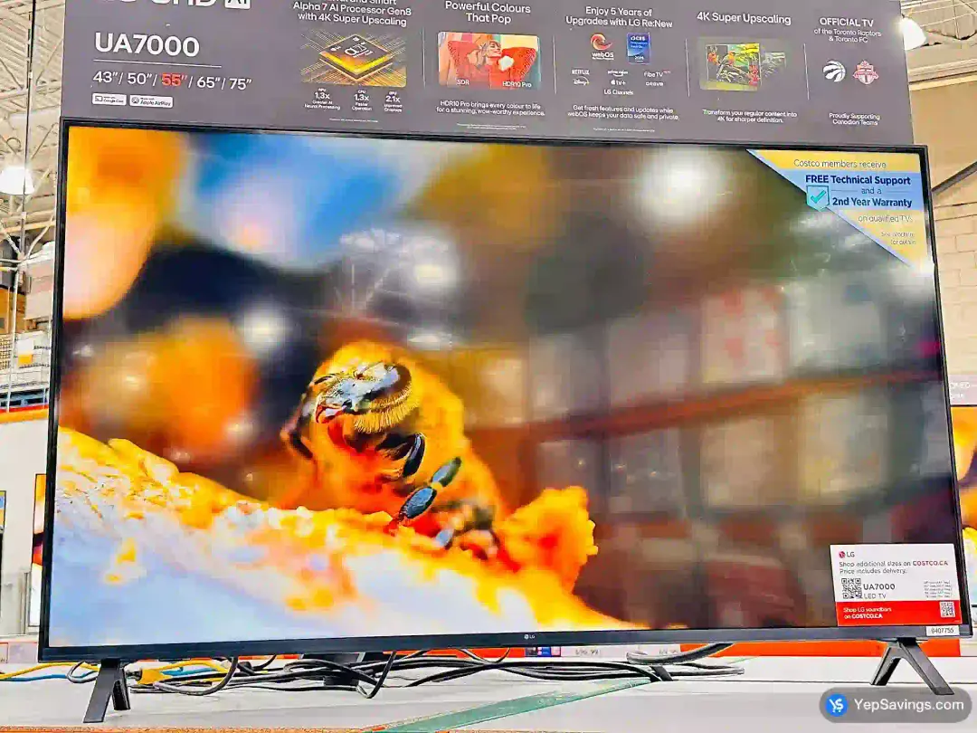 LG 55UA7000 55" CLASS (54.5" DIAG) 4K UHD LED TV - Costco Canada (ITM 9407755)