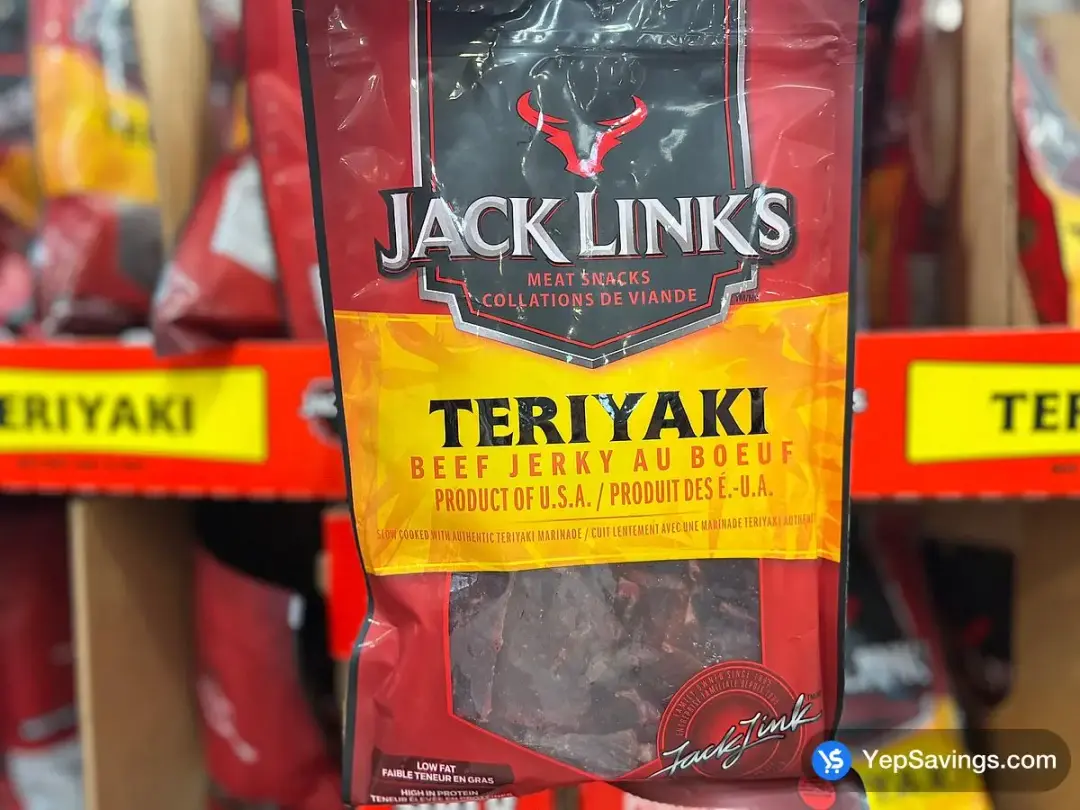 JACK LINKS TERIYAKI BEEF JERKY 300g - Costco Canada (ITM 1256995)