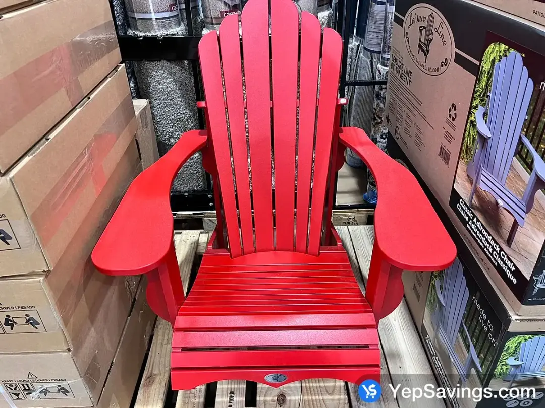 LEISURE LINE ADIRONDACK CHAIR RECYCLED PLASTIC - Costco Canada (ITM 1900693)