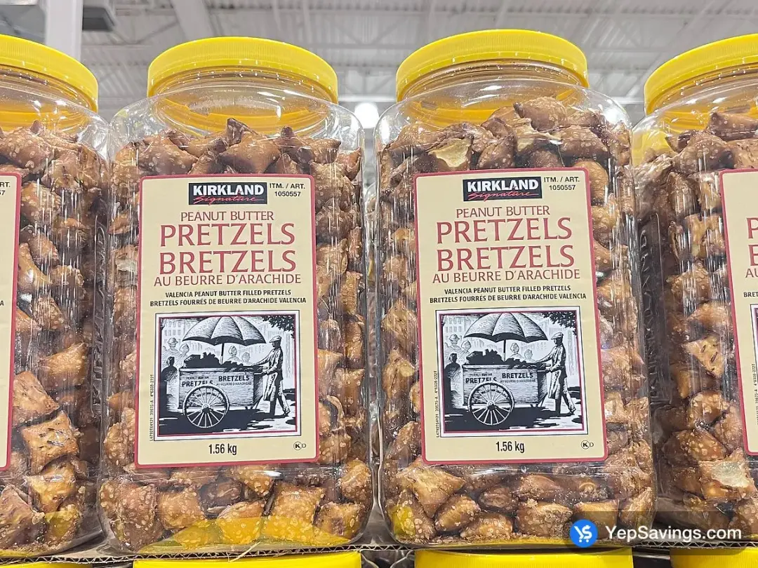 KIRKLAND SIGNATURE PEANUT BUTTER PRETZELS 1.56 kg - Costco Canada (ITM 1050557)