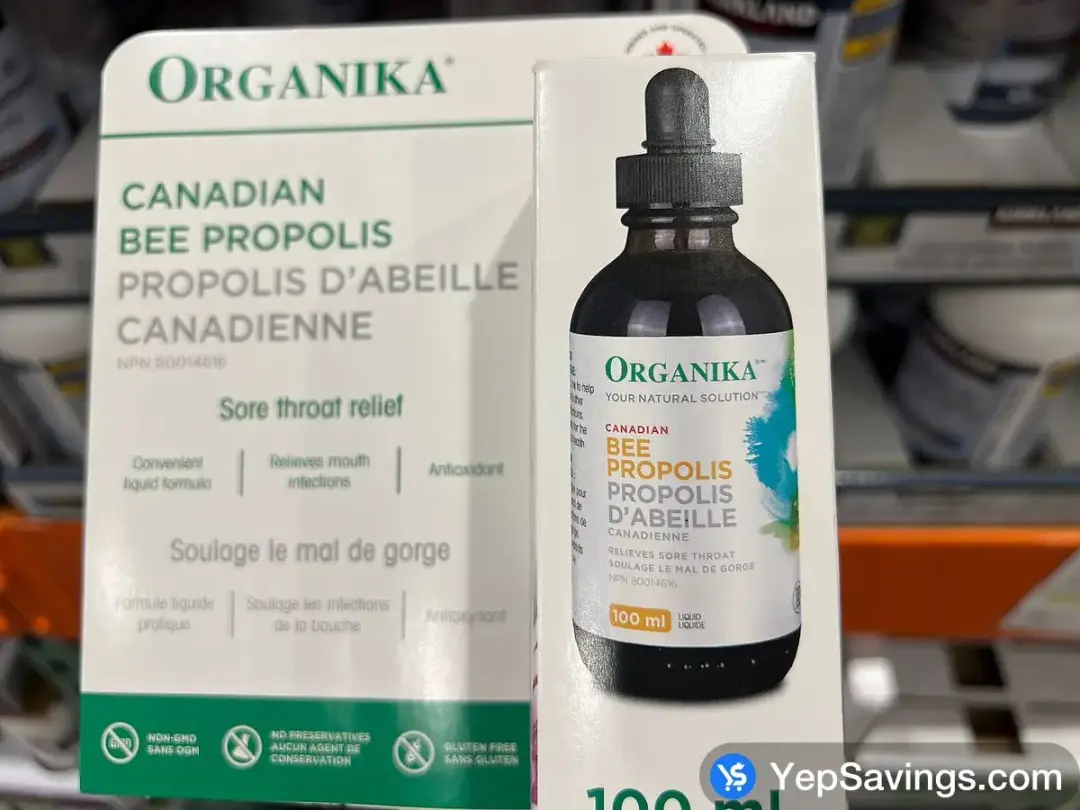 ORGANIKA LIQUID BE PROPOLIS 100 mL - Costco Canada (ITM 1153583)