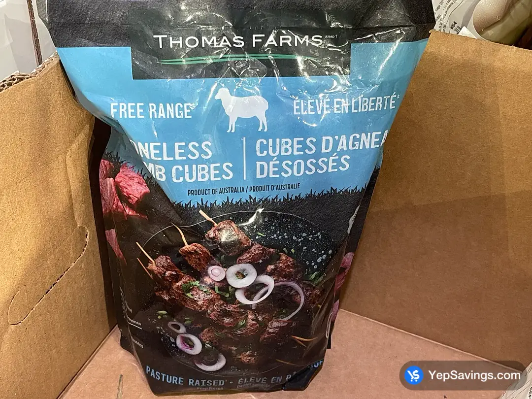 THOMAS FARMS LAMB CUBES 1 kg - Costco Canada (ITM 2699707)